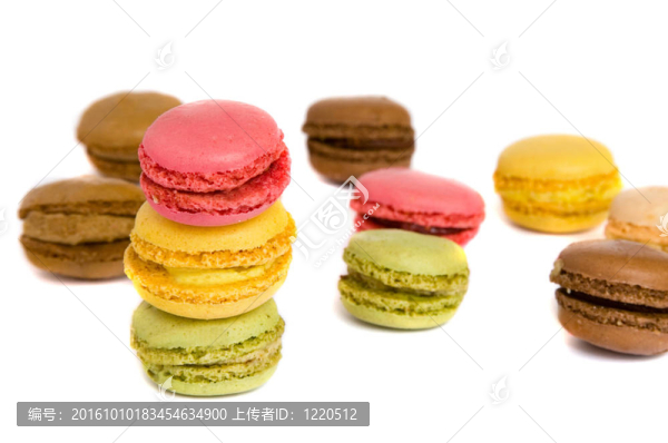 傳統(tǒng)法國甜點(diǎn)。五彩蛋白杏仁甜餅餅干的分類