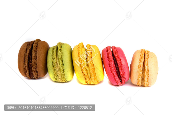 傳統(tǒng)法國(guó)甜點(diǎn)。五彩蛋白杏仁甜餅餅干的分類
