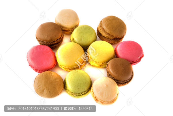 傳統(tǒng)法國甜點。五彩蛋白杏仁甜餅餅干的分類