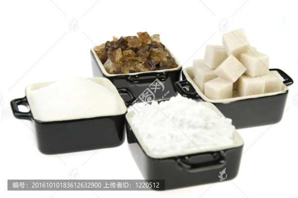 不同類型的糖罐