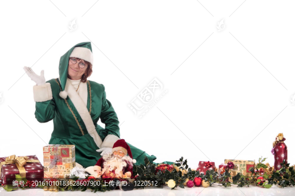 圣誕節(jié)的女人了