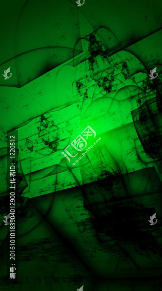 綠色的背景。