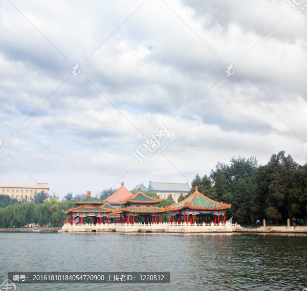 北海公園附近的故宮-北京