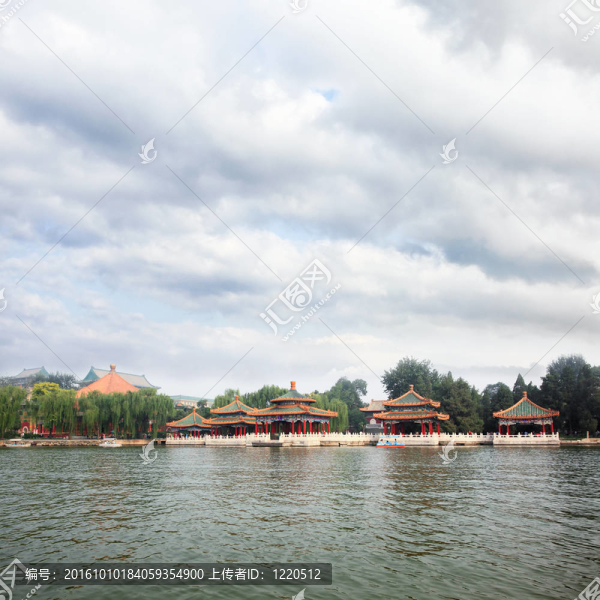北海公園附近的故宮-北京