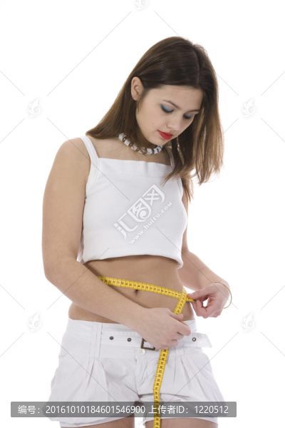 美麗的女孩與米