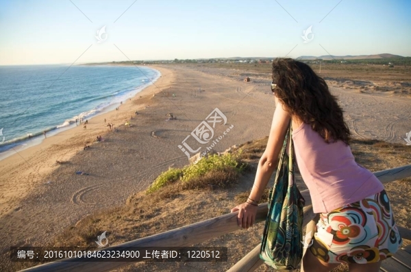 zahora海灘的俯視圖