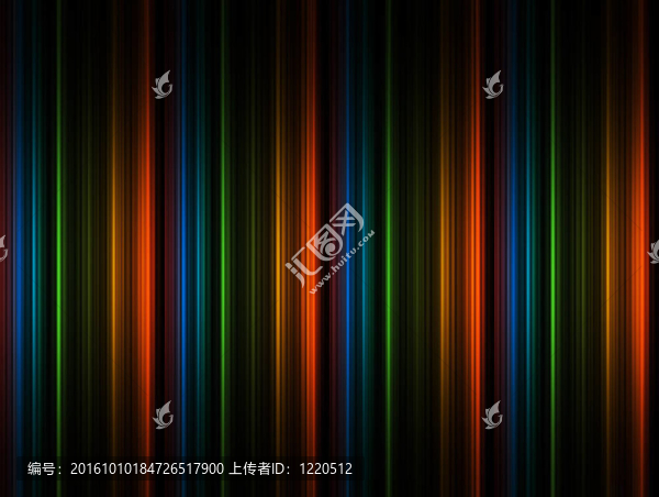 彩色的線條