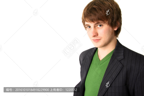 人像年輕的成年人微笑