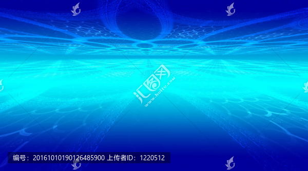 藍(lán)色的背景。
