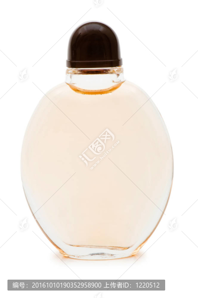 白色的一瓶香水