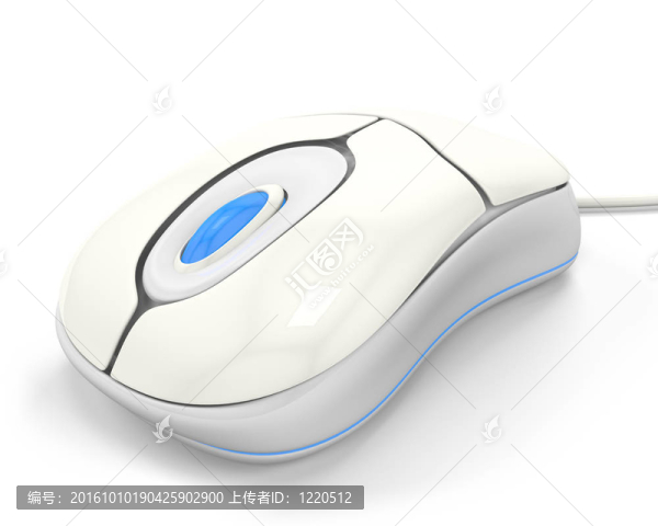三維白色電腦鼠標(biāo)
