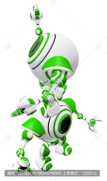 站在伙伴頭上的小機(jī)器人