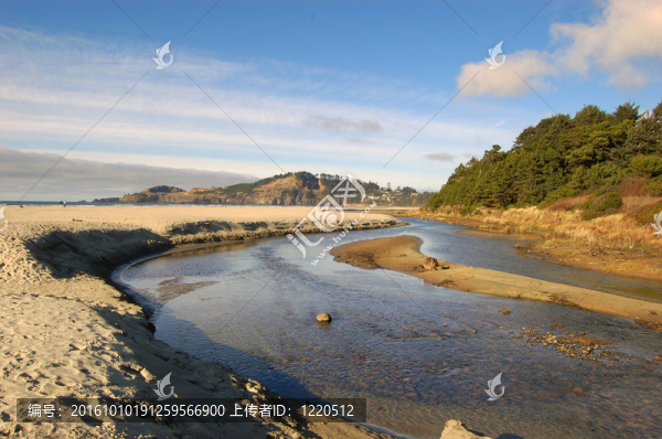 沙灘河