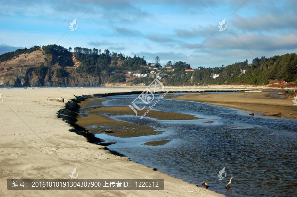 沙灘河