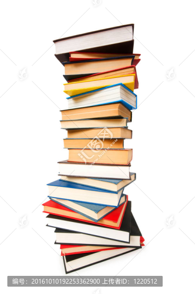 白色的孤立的書籍