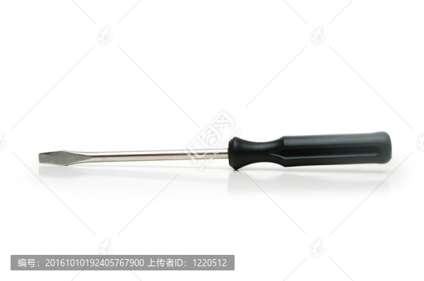 白色孤立螺絲刀