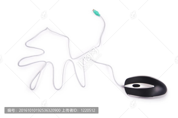 白色背景下的電腦鼠標(biāo)