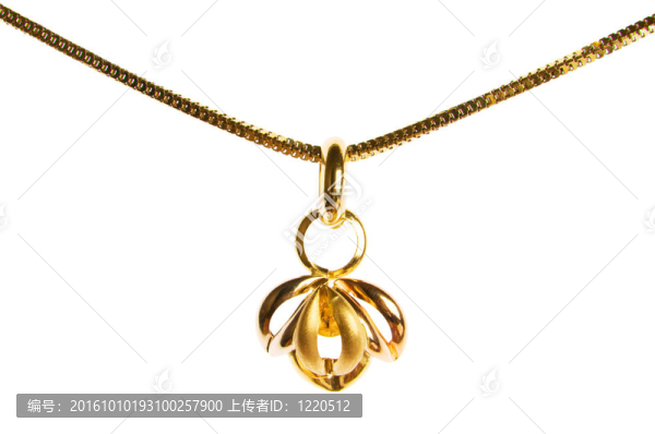 白色金鏈上的吊墜項(xiàng)鏈