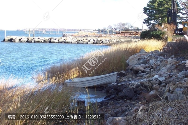 小艇在海草