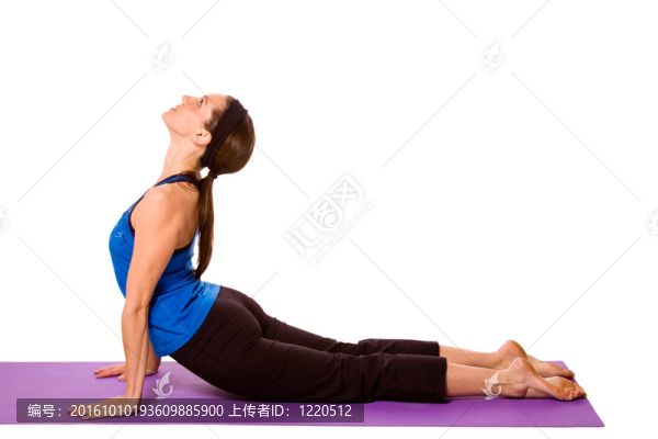 瑜伽姿勢(shì)的女人