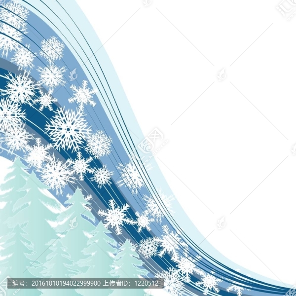 白色的雪