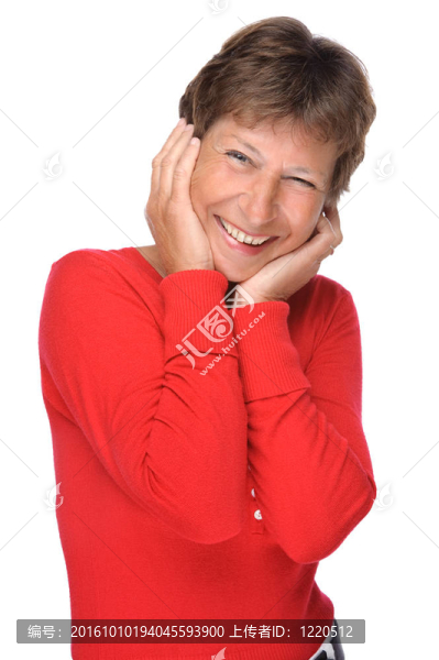 高級快樂的女人