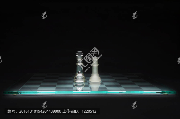 棋盤上的國王和王后