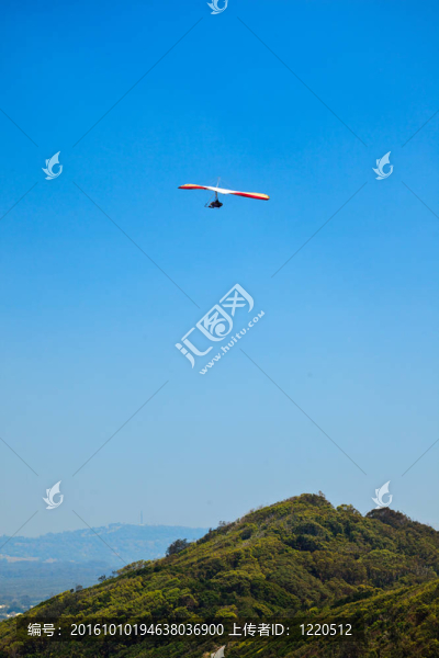 懸掛滑翔機(jī)飛高Byron,Bay,Coast山