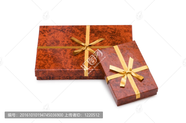 白色背景下的禮品盒