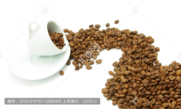杯子里的咖啡豆
