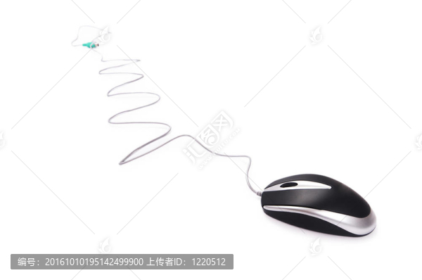 白色背景下的電腦鼠標(biāo)