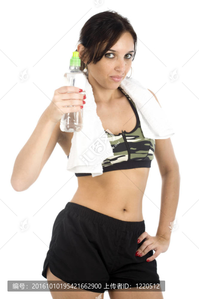 健身的女人