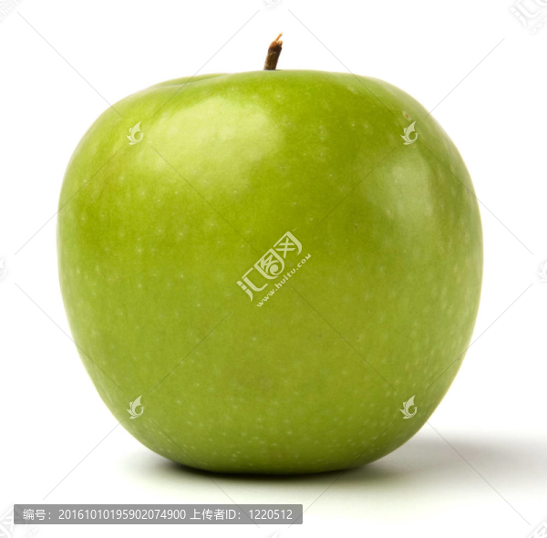 白底綠蘋(píng)果