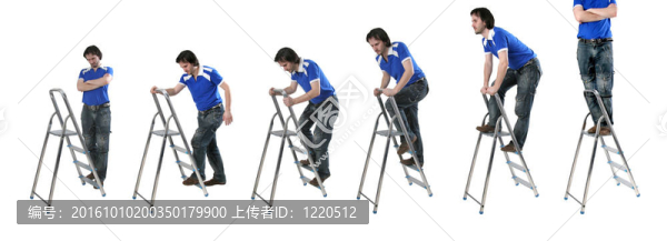 階梯階梯的人