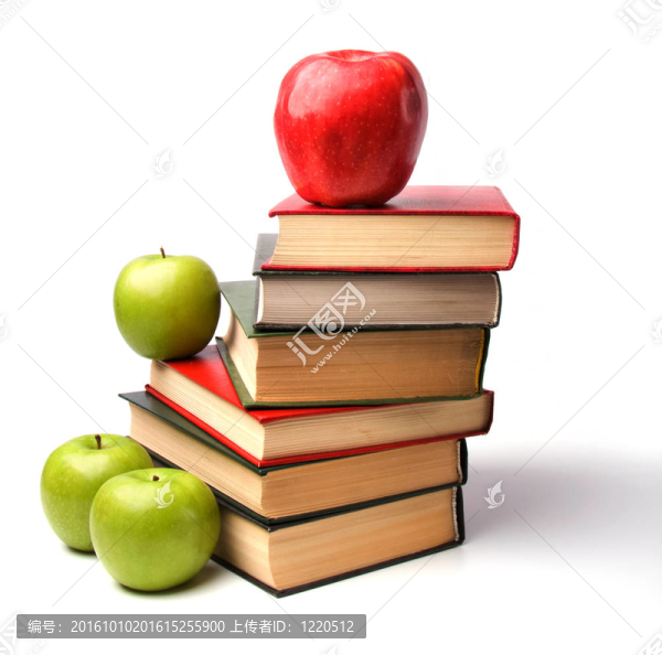 白色背景蘋果隔離書庫