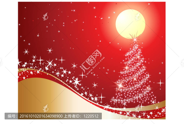 精美圣誕（新年）背景設(shè)計(jì)使用