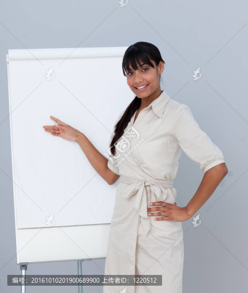 非裔美國女商人演講