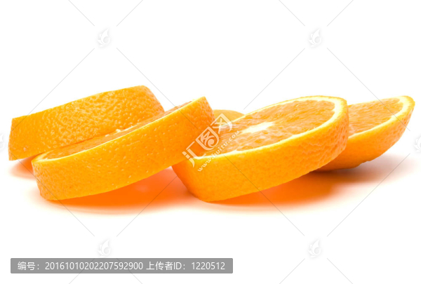 白底橙片