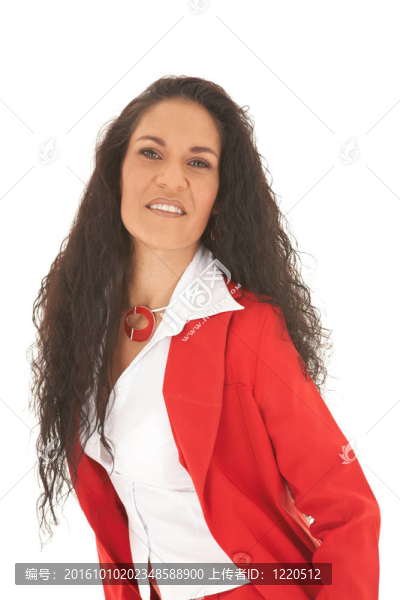 漂亮的白人女商人