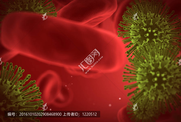 病毒在顯微鏡下的特寫(xiě)鏡頭