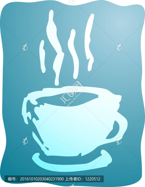 咖啡插圖杯