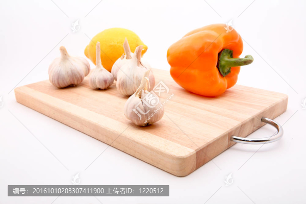 甜椒和大蒜