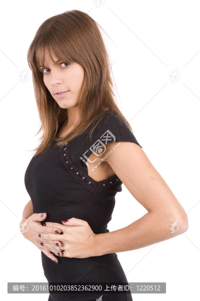 美麗的女人的姿勢(shì)