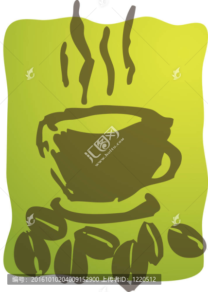 咖啡插圖杯