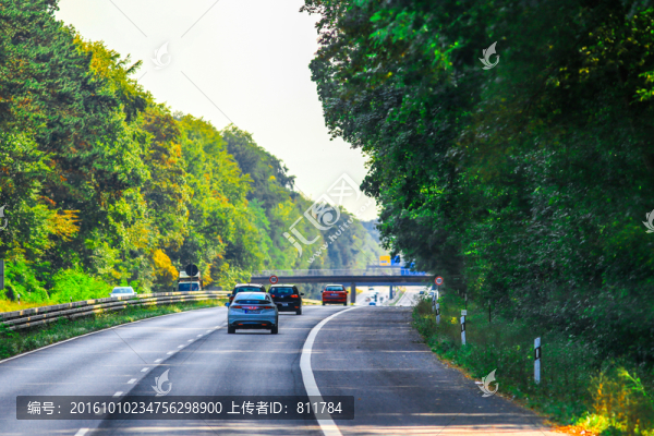 歐洲德國法蘭克福城市街道