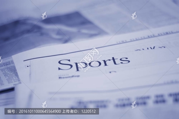 報紙；體育版面
