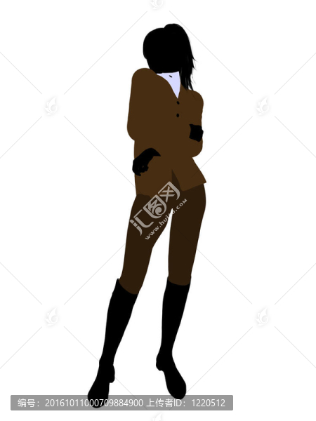 女性辦公業(yè)務(wù)剪影