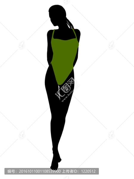 美國黑人女性泳裝剪影