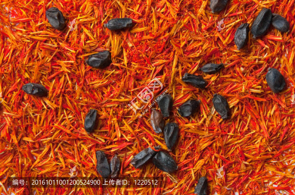 藏紅花和barberry,spise