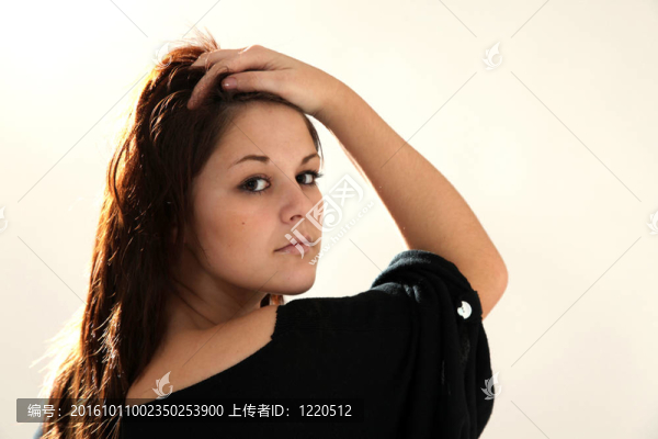 美麗的Young,Woman
